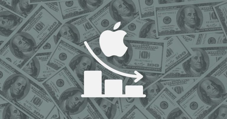 Discover why Apple’s stock growth is falling behind competitors and experiencing the longest revenue decline in two decades in 2023